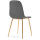 Стул Dabl dark gray / gold