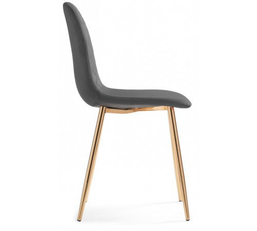 Стул Dabl dark gray / gold