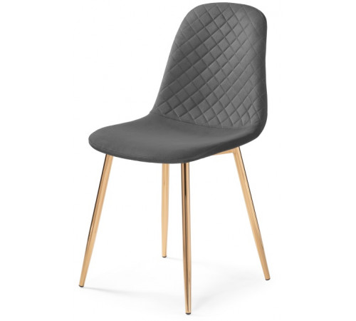 Стул Dabl dark gray / gold