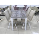 Обеденная группа L110 СП/202 B03 BEIGE, ножки белые