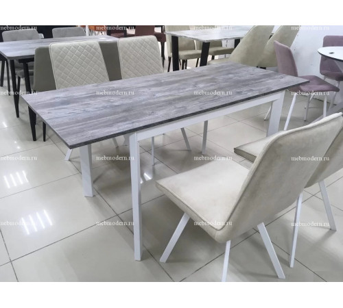 Обеденная группа L110 СП/202 B03 BEIGE, ножки белые