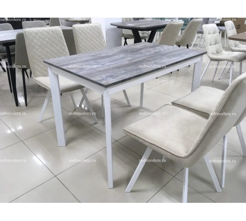 Обеденная группа L110 СП/202 B03 BEIGE, ножки белые