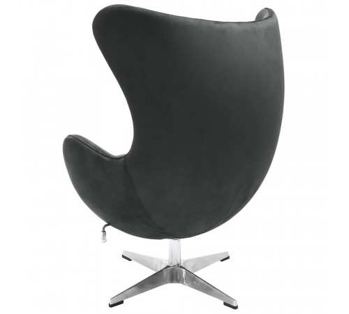 Кресло EGG CHAIR графит, искусственная замша
