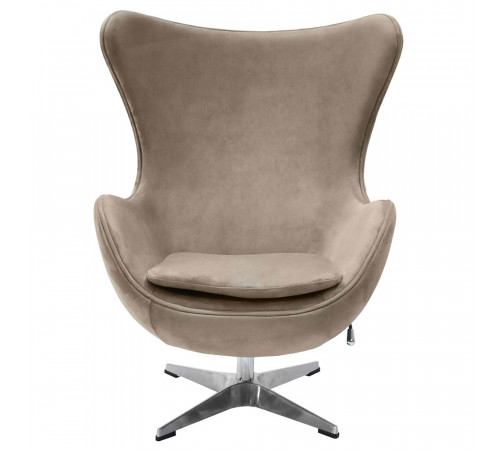 Кресло EGG CHAIR латте, искусственная замша