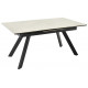 Стол Adam раскладной 140-190x90x75см, бежевый, чёрный