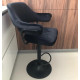 Стул барный КАНТРИ WX-2917 велюр/черный