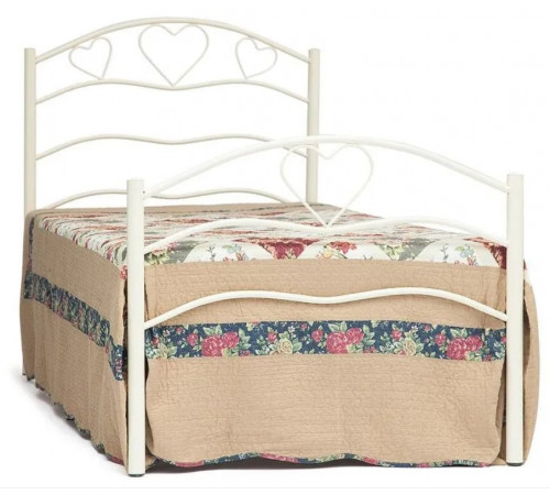 Кровать ROXIE  90*200 см (Single bed), белый (White)