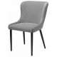 Стул DikLine 304 B22 GREY /ножки черные, микровелюр