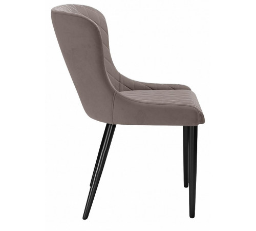 Стул DikLine 304 B5 LATTE, ножки черные, микровелюр