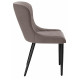 Стул DikLine 304 B5 LATTE, ножки черные, микровелюр