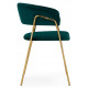 Стул на металлокаркасе Kamelia 1 green / gold