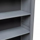Стеллаж Leset Мира 00 серый