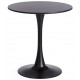 Стол TULIP 70 (mod. 46) металл / МДФ, 70 x 70 x 75 см, Black (черный)