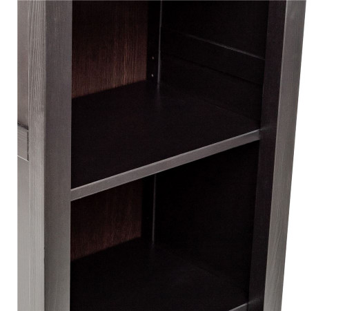 Стеллаж Leset Мира 490 (черный)