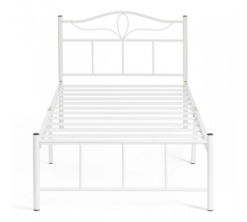 Кровать LUCY (mod. 9305) металл, 90*200 см (Single bed), White (белый)