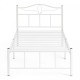 Кровать LUCY (mod. 9305) металл, 90*200 см (Single bed), White (белый)