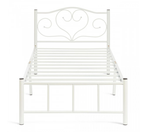 Кровать MALVA (mod. 9303)  металл, 90*200 см (Single bed), White (белый)