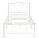 Кровать MALVA (mod. 9303)  металл, 90*200 см (Single bed), White (белый)