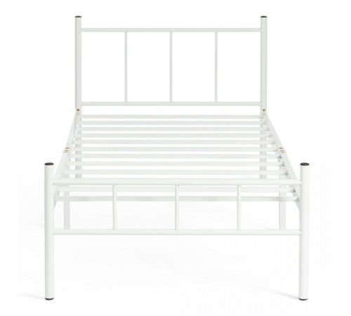 Кровать ROWENTA (mod. 9177) металл, 90*200 см (Single bed), White (белый)