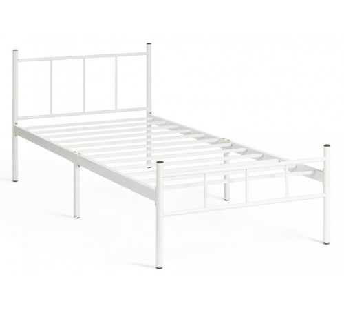 Кровать ROWENTA (mod. 9177) металл, 90*200 см (Single bed), White (белый)