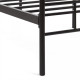 Кровать ROWENTA (mod. 9177) металл, 90*200 см (Single bed), Black (черный)