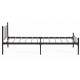 Кровать ROWENTA (mod. 9177) металл, 90*200 см (Single bed), Black (черный)