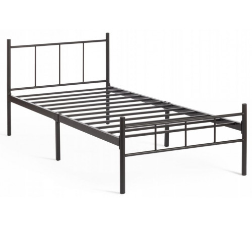 Кровать ROWENTA (mod. 9177) металл, 90*200 см (Single bed), Black (черный)