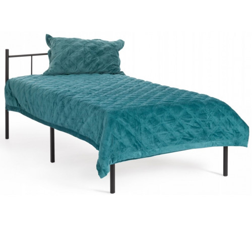 Кровать ROWENTA (mod. 9177) металл, 90*200 см (Single bed), Black (черный)