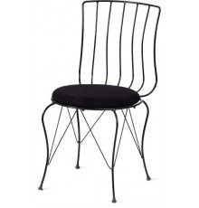 Стул LALITA (mod. 172) металл/ткань, 44 х 51.5 х 85 см, Black (черный)