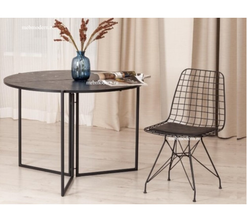 Стул TAVOLA (mod. 271) металл/экокожа, 46 х 47.5 х 84 см, Black (черный)