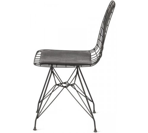 Стул TAVOLA (mod. 271) металл/экокожа, 46 х 47.5 х 84 см, Black (черный)
