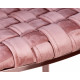 Барный стул DOBRIN EMMA ROSE GOLD розовый велюр (VF-10)