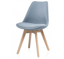 Стул Bonuss light blue / wood