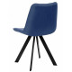Стул DikLine 229 поворотный, B8 BLUE, ножки черные