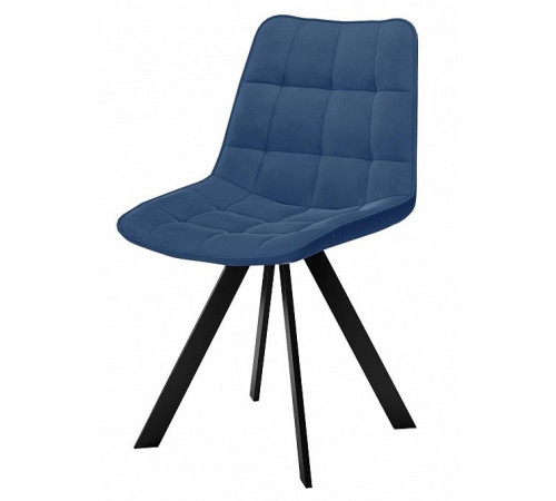Стул DikLine 229 поворотный, B8 BLUE, ножки черные