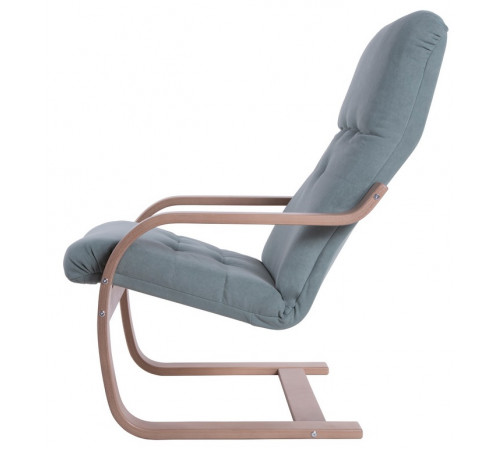 Кресло Сайма ткань минт, каркас шимо