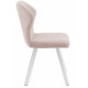 Стул DikLine 339 поворотный B03 BEIGE, ножки белые