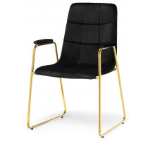 Стул Lana black / gold
