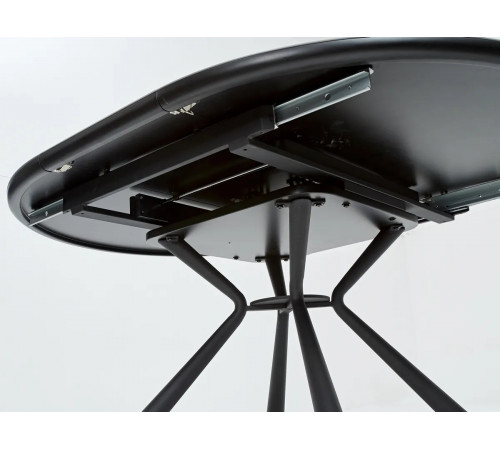 Стол VOLAND BIANCO TL-45 испанская керамика/ BLACK "белый мрамор"