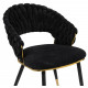 Стул Rakel black / gold
