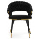 Стул Rakel black / gold