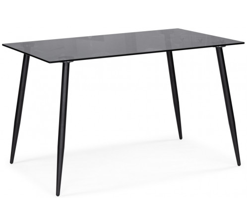 Стол Smoke 120х80х75 clear gray / black