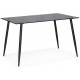 Стол Smoke 120х80х75 clear gray / black
