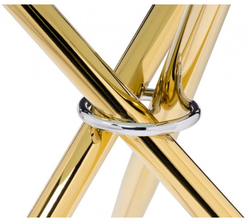 Стол Rock 80х75 white / gold