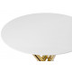 Стол Rock 80х75 white / gold