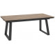 Стол AL-200 Дуб винтажный (COMPAKT CER)/опоры черные