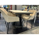Обеденная группа SKM120 БМ/252М поворотный, B03 BEIGE, ножки черные