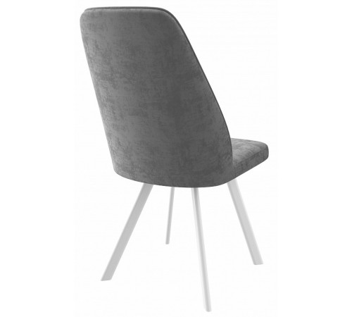 Стул DikLine 326PRO B22 GREY, ножки белые