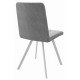 Стул DikLine 281PRO B22 GREY, ножки белые