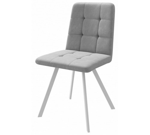 Стул DikLine 281PRO B22 GREY, ножки белые